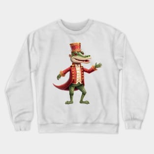 Alligator Christmas Nutcracker Crewneck Sweatshirt